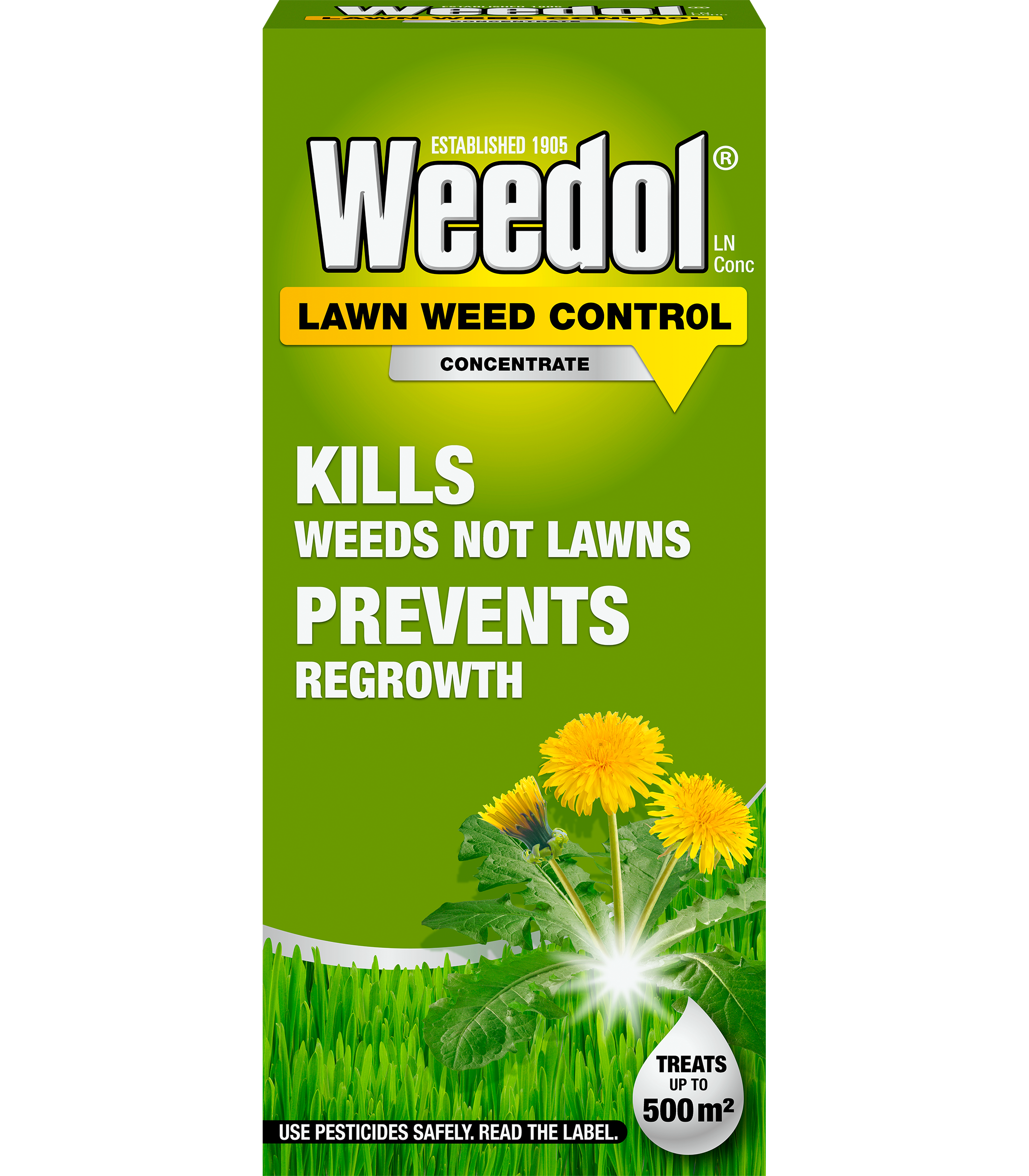 Weedol Lawn Weedkiller Liquid Concentrate - 1 Litre