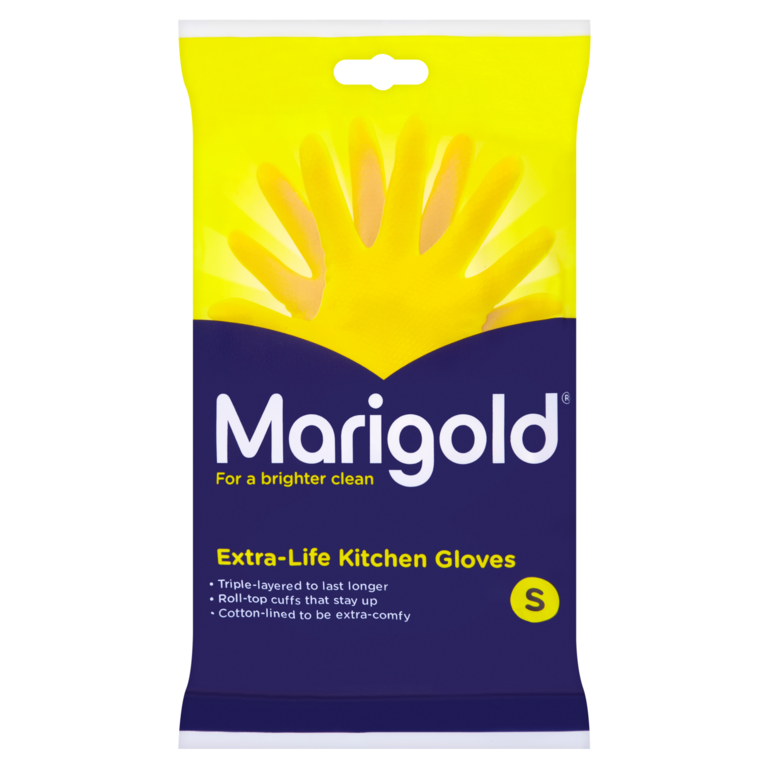 Marigold Kitchen Gloves - Small 6.5