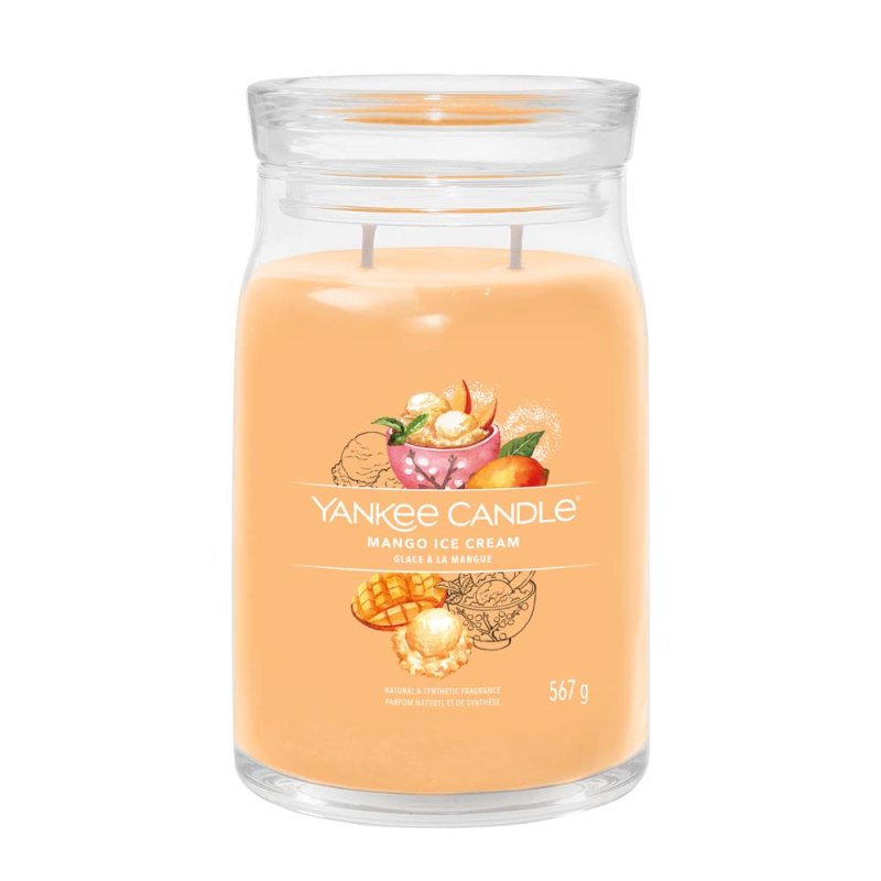 Yankee Candle Mango Ice Cream Signature Large Jar