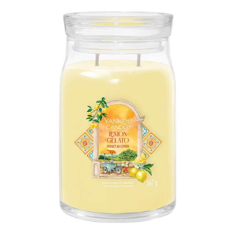 Yankee Candle Lemon Gelato Signature Large Jar
