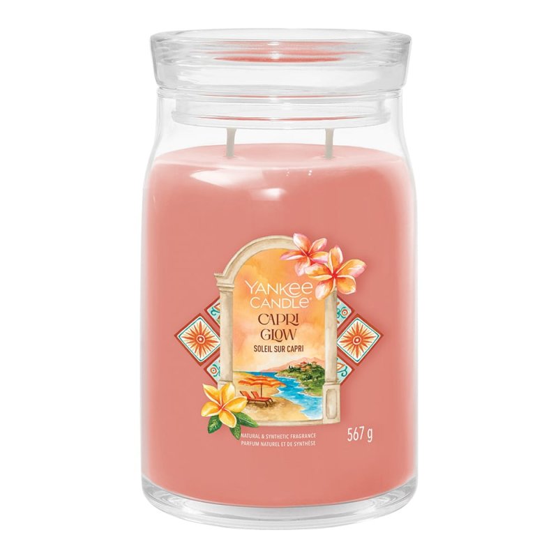Yankee Candle Capri Glow Signature Large Jar