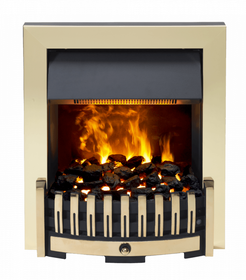 Dimplex Danville Brass Inset Optimyst Electric Fire
