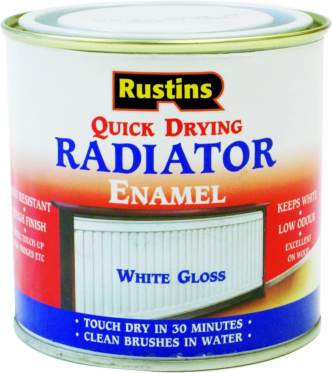 Rustins QD Radiator Enamel Gloss 500ml