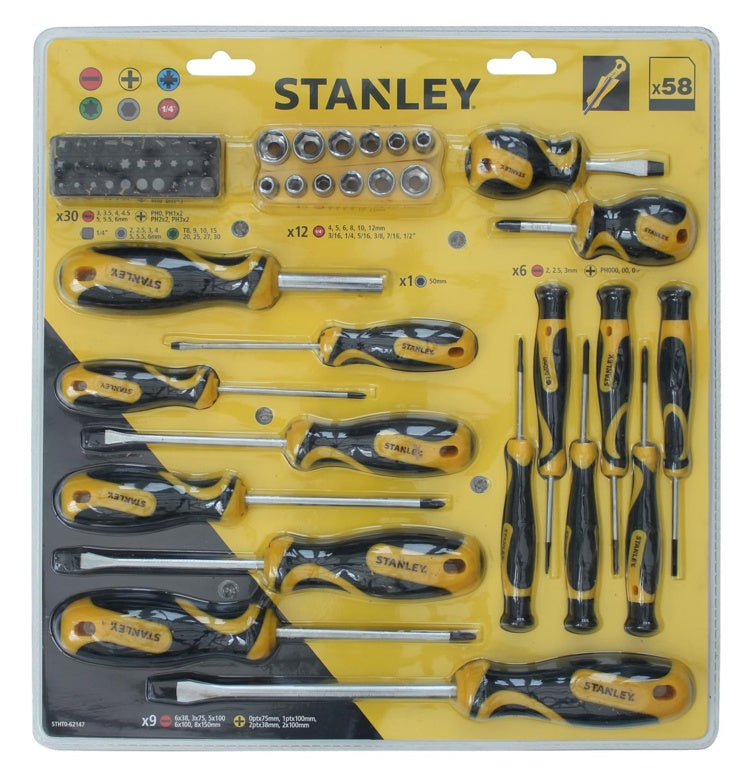 Stanley Screwdriver Set 58 Piece