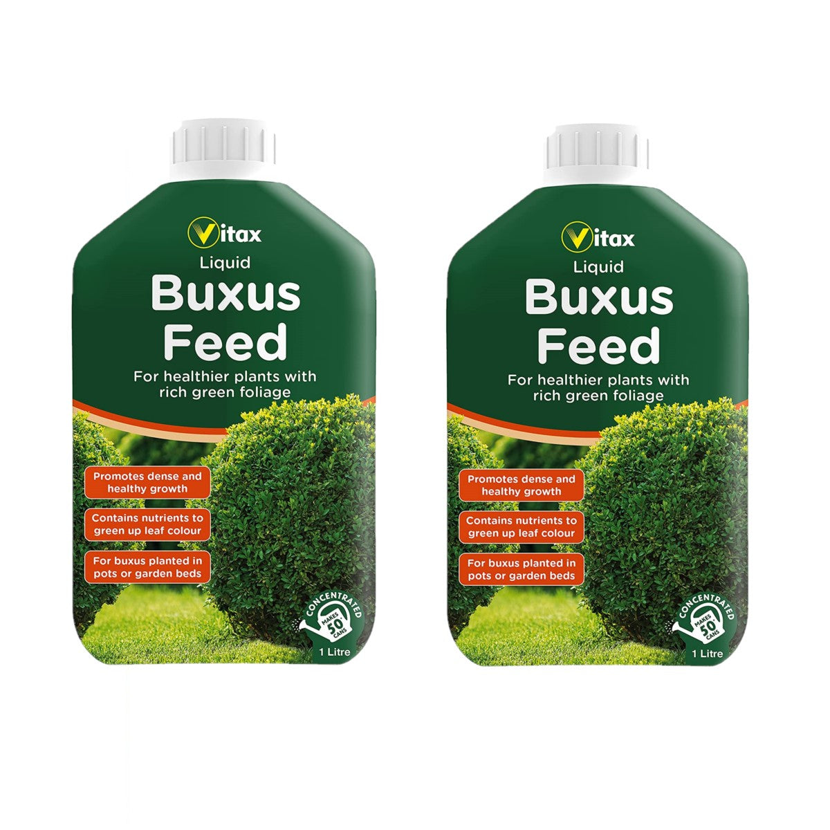 2 x Vitax Buxus Liquid Feed 1 Litre