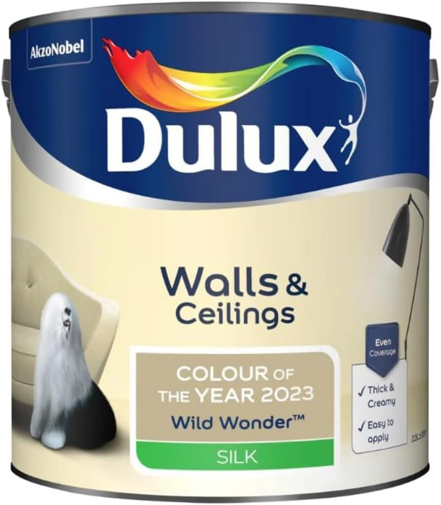 Dulux Walls & Ceilings Silk Emulsion Paint Wild Wonder - 2.5L