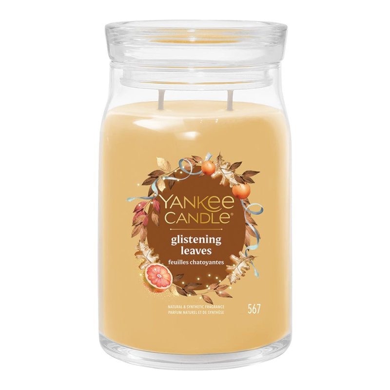 Yankee Candle Glistening Leaves Signature Large Jar