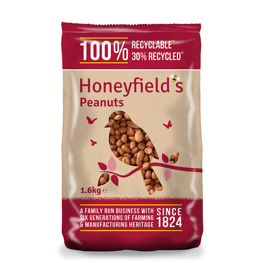 Honeyfields Peanuts Wild Bird Food 12.6kg Ample
