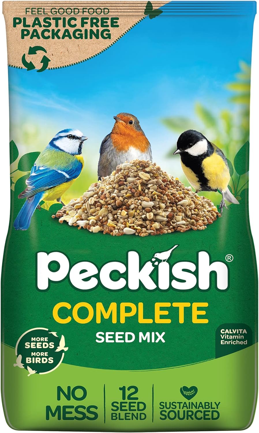 Peckish Complete Seed and Nut Mix for Wild Birds 12.75kg