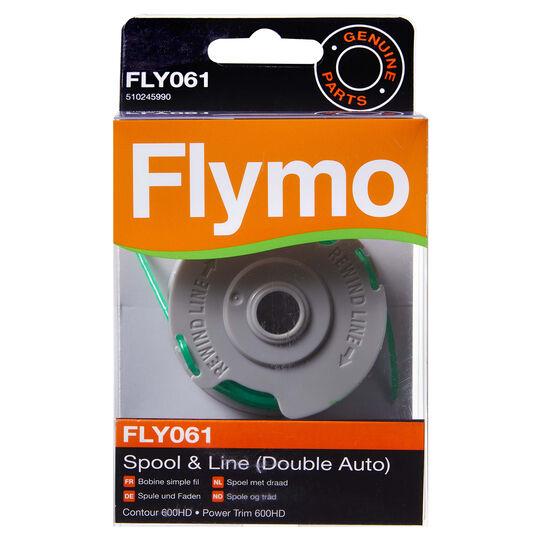 Flymo-FLY061-Double-Auto-Spool-&-Line-2.5m-x-2mm