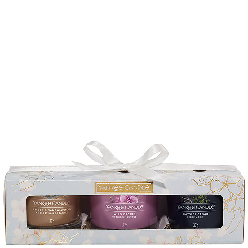 Yankee Candle 3 Filled Votive Signature Collection Gift Set