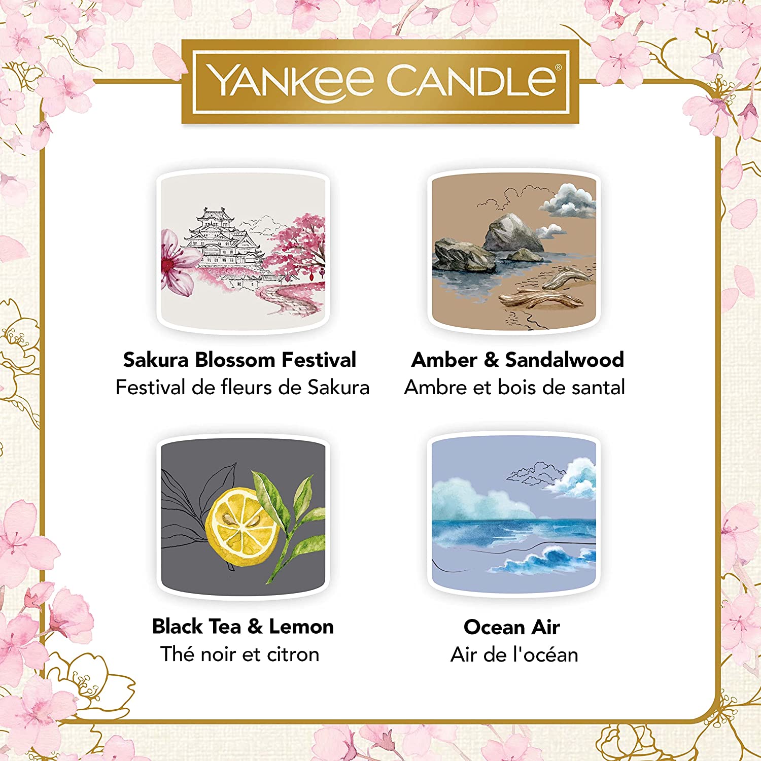 Yankee Candle Small Tumbler & 3 Filled Votive Gift Set