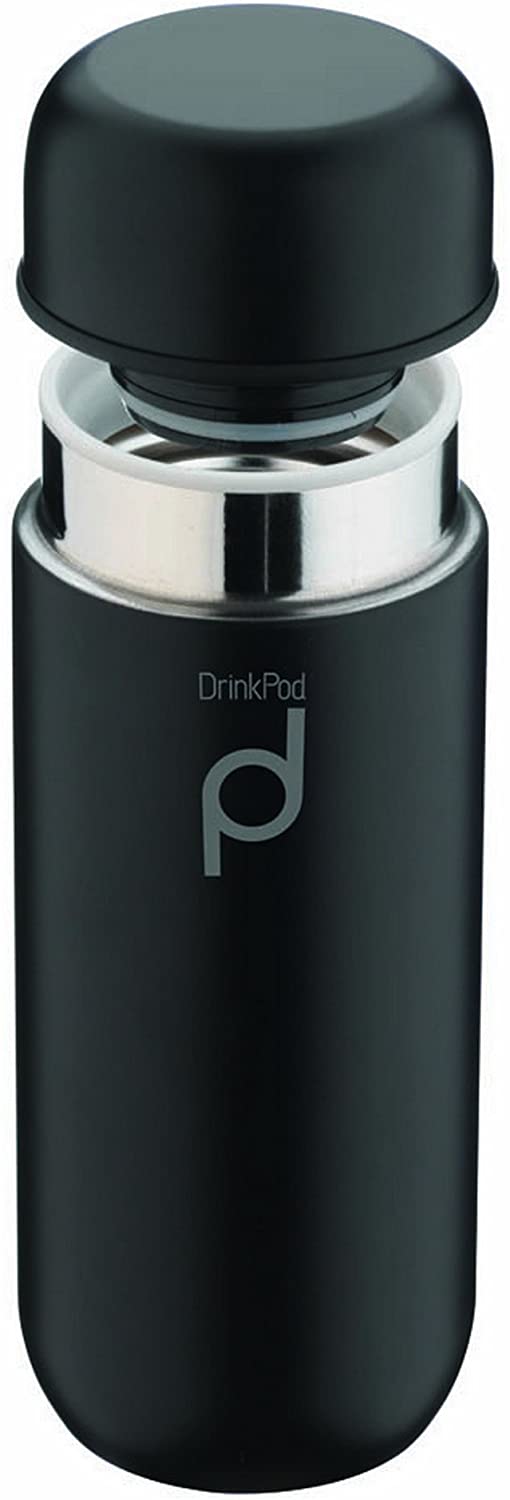 Grunwerg-200ml-Drinkpod-Stainless-Steel-Vacuum-Flask-Black