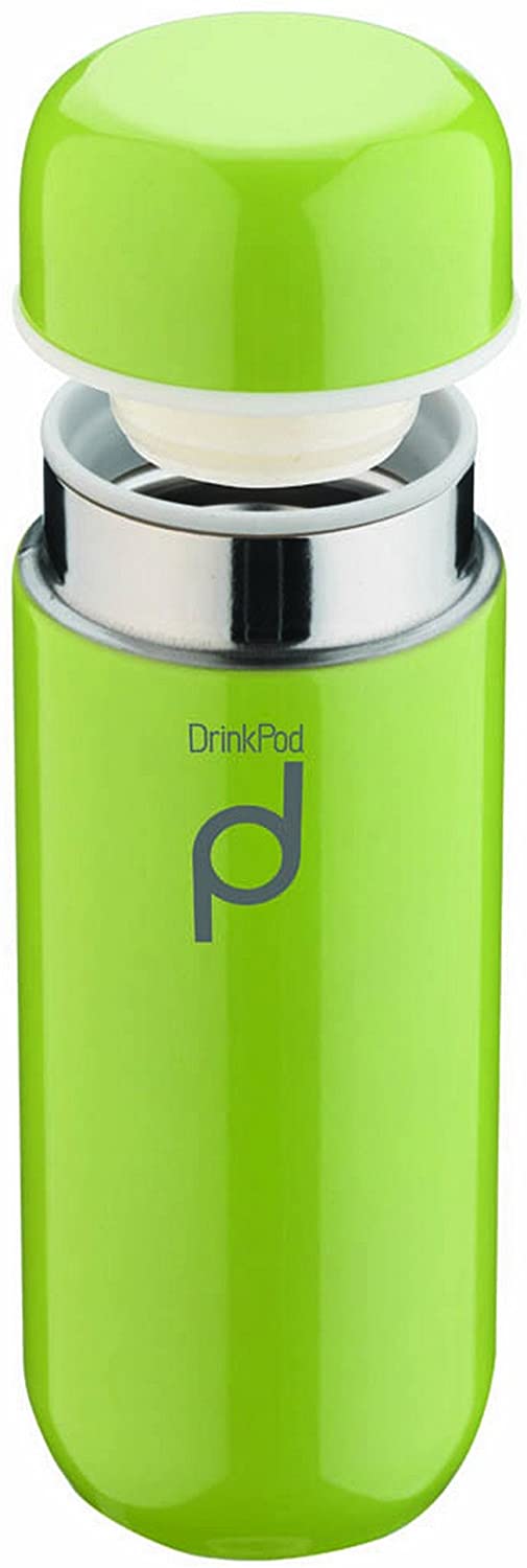 Grunwerg-200ml-Drinkpod-Stainless-Steel-Vacuum-Flask-Green