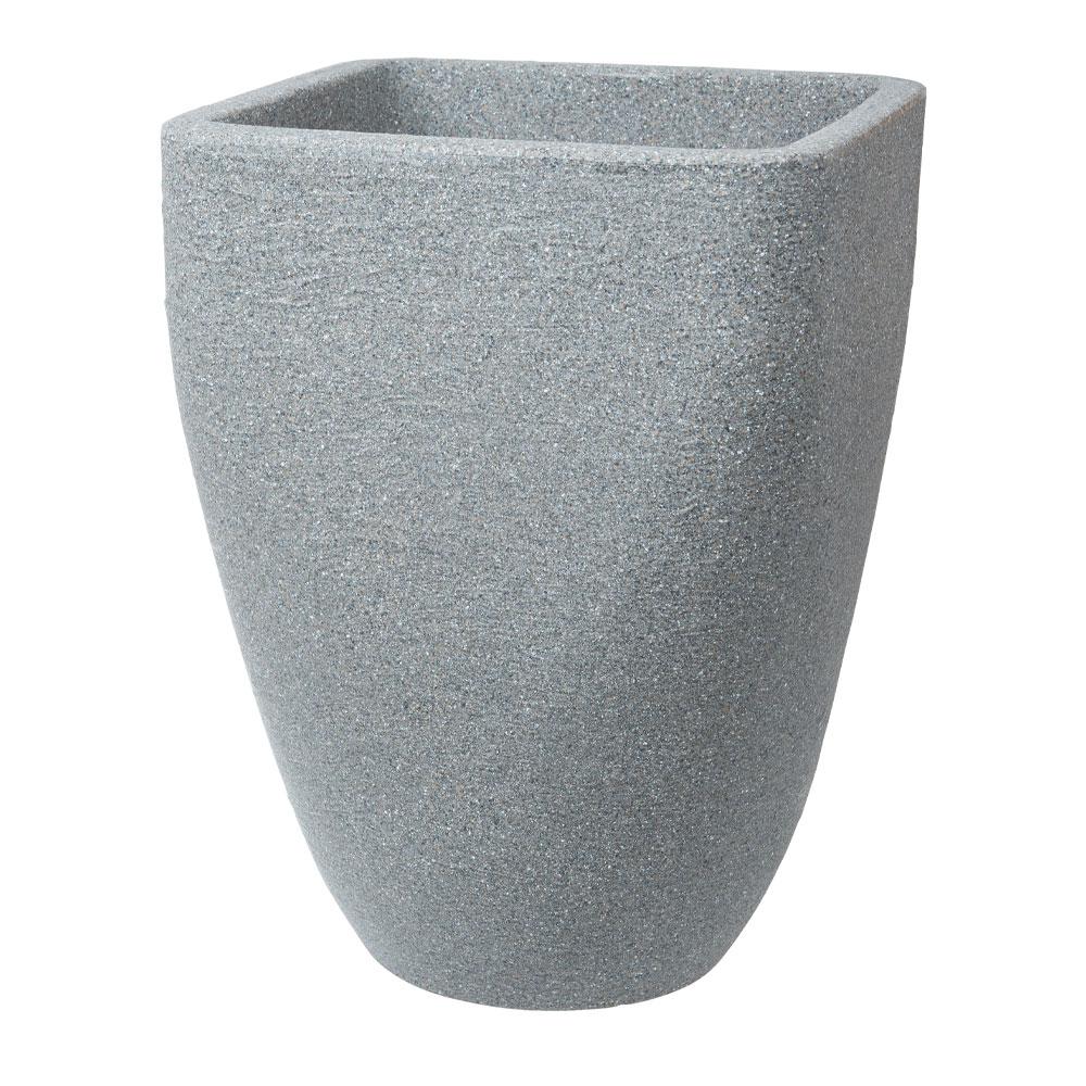 Sankey-Granite-Effect-Tall-Square-Top-Round-Base-Planter
