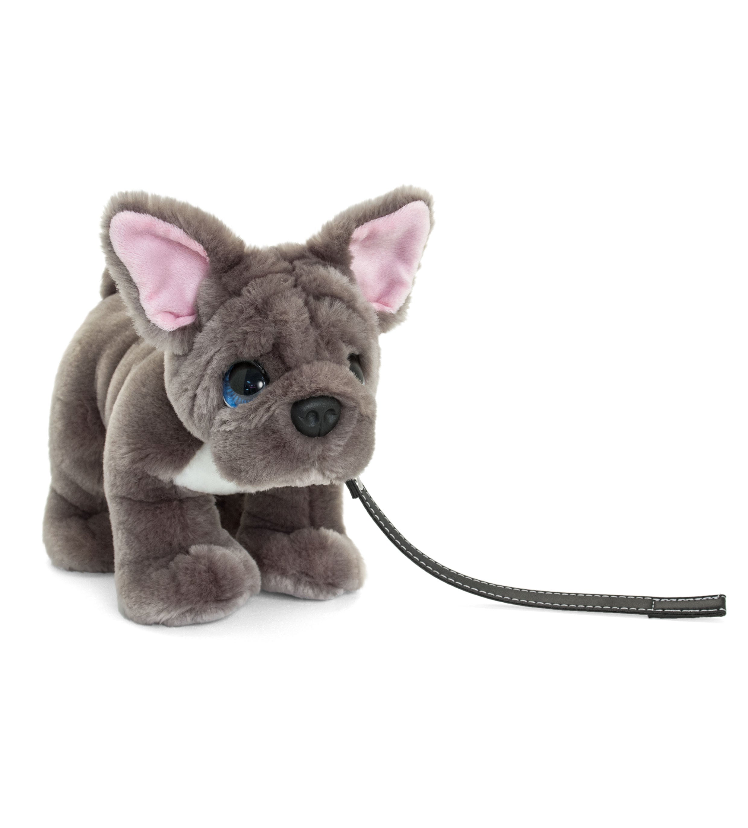 Keel-Toys-30cm-Signature-Cuddle-Puppy-Dog-On-Lead-French-Bulldog