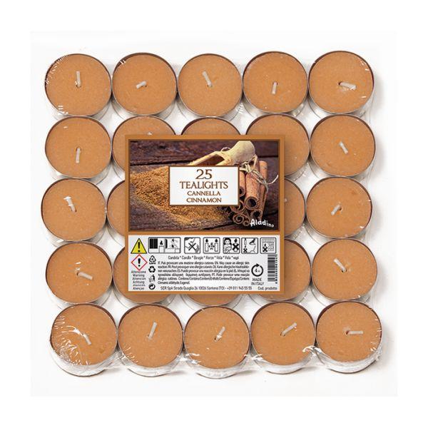 Prices-Aladino-Scented-Tealights-Pack-of-25-Cinnamon