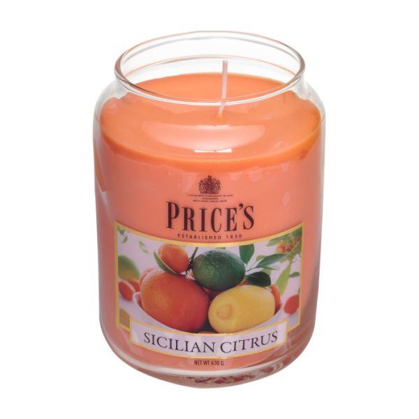 Prices Candles Scented Large Jar - Sicilian Citrus Special Offers & Discounts Kitchen Home /