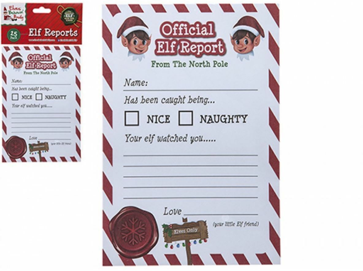 Elf on a Shelf Elf Reports A5