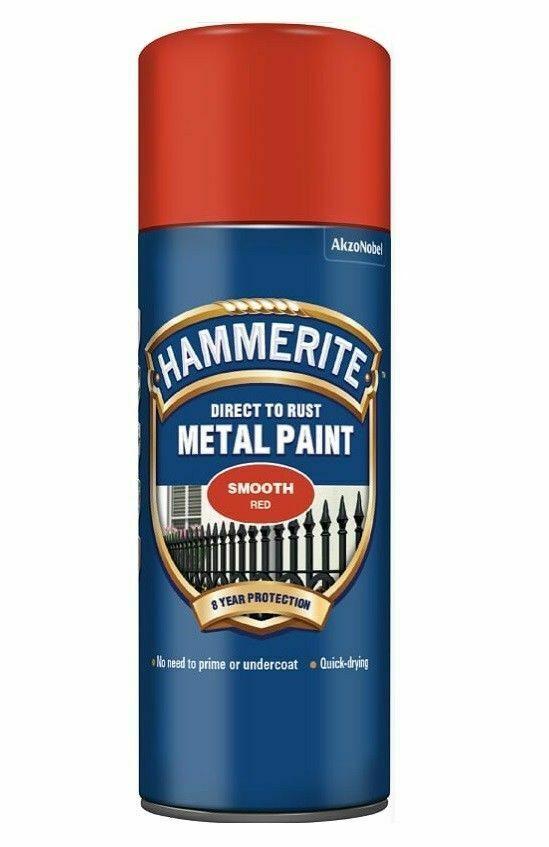 Hammerite-Direct-To-Rust-Smooth-Aerosol-Spray-Paint-Red