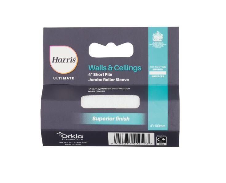 Harris-Ultimate-Walls-&-Ceilings-Jumbo-Short-Pile-Roller-Sleeve-4in