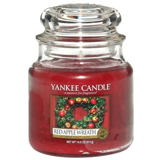 Yankee-Candle-Red-Apple-Wreath-Original-Medium-Jar-Candle