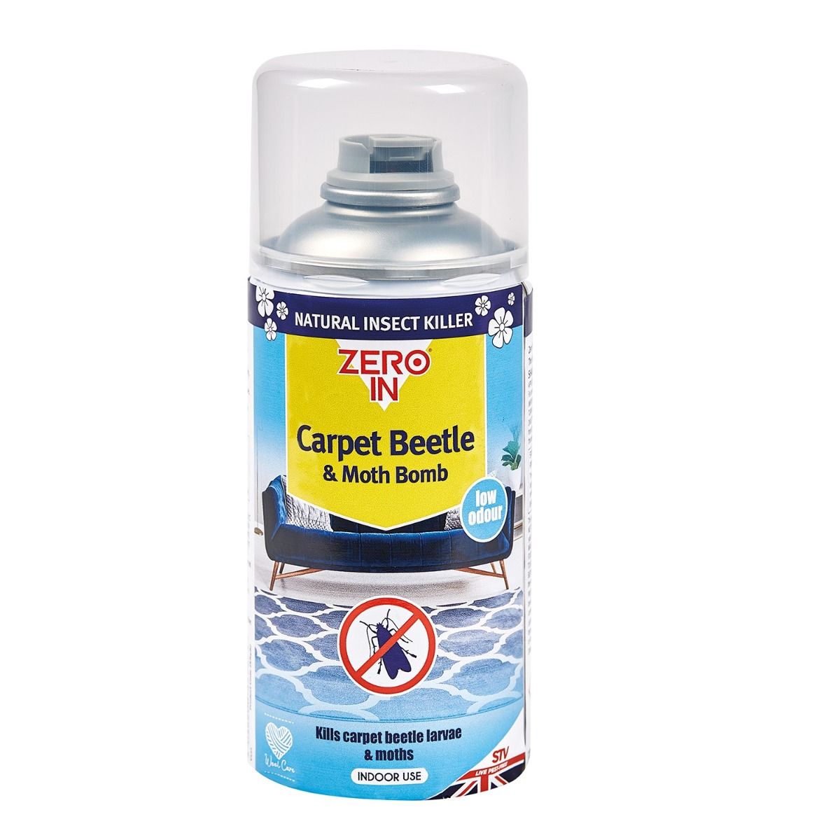 Zero-In-Carpet-Beetle-&-Moth-Killer-150ml-One-Shot-Aerosol