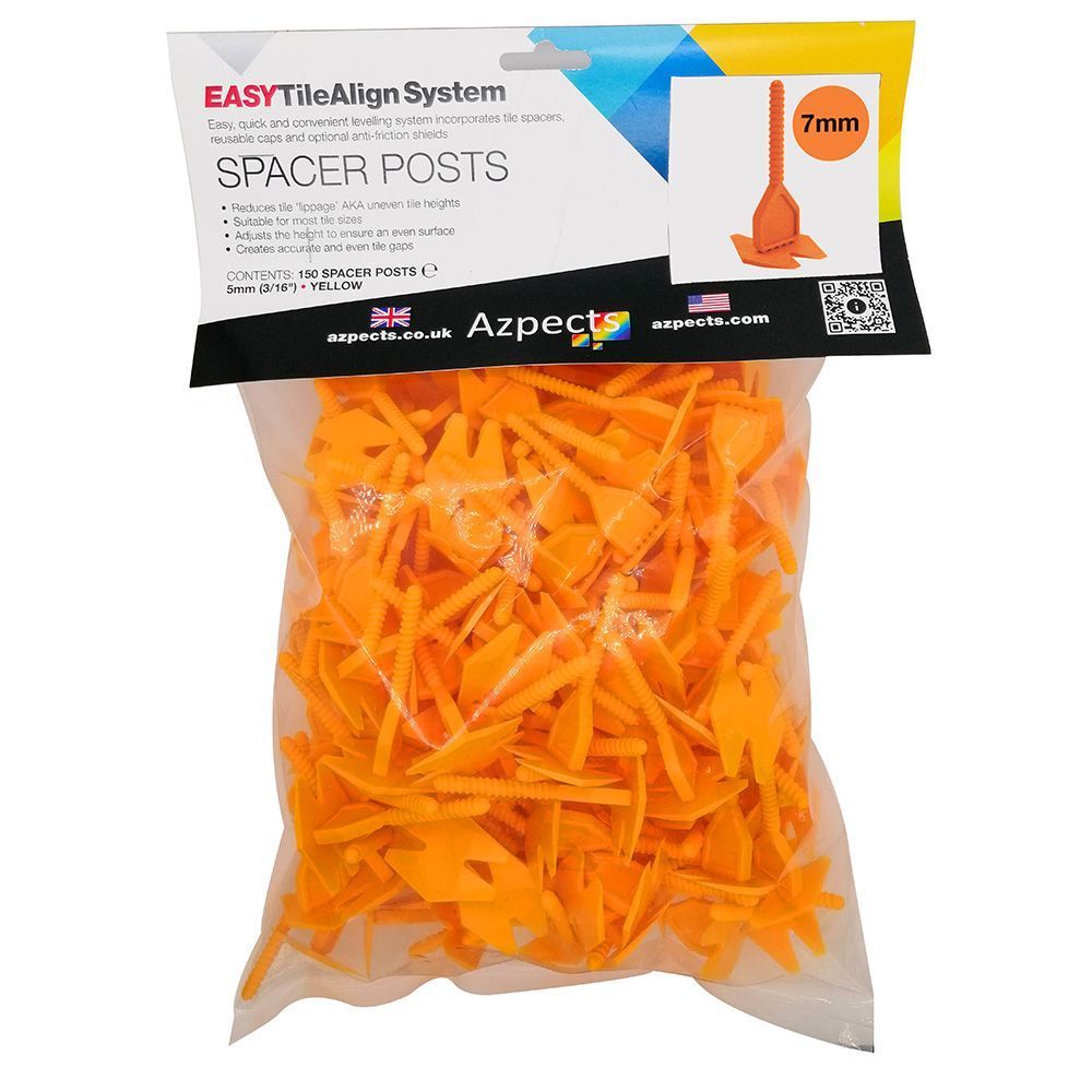 EASYTileAlign 7mm Spacer Posts 150 pack