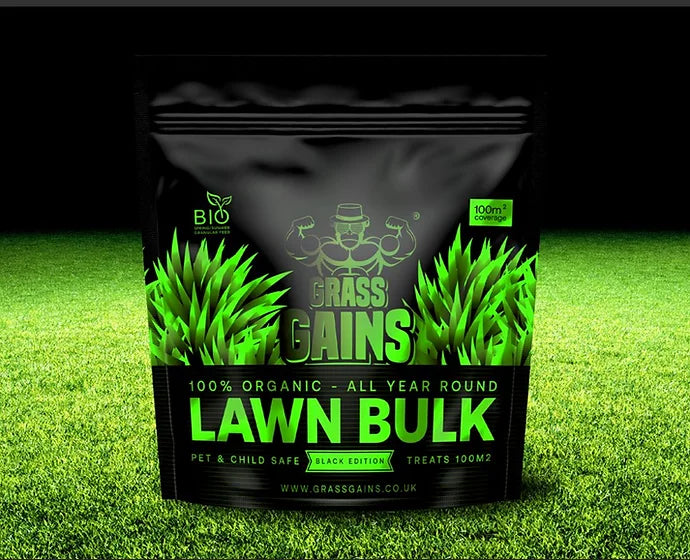 Grass Gains Organic Lawn Bulk (Black Edition) 2.5KG