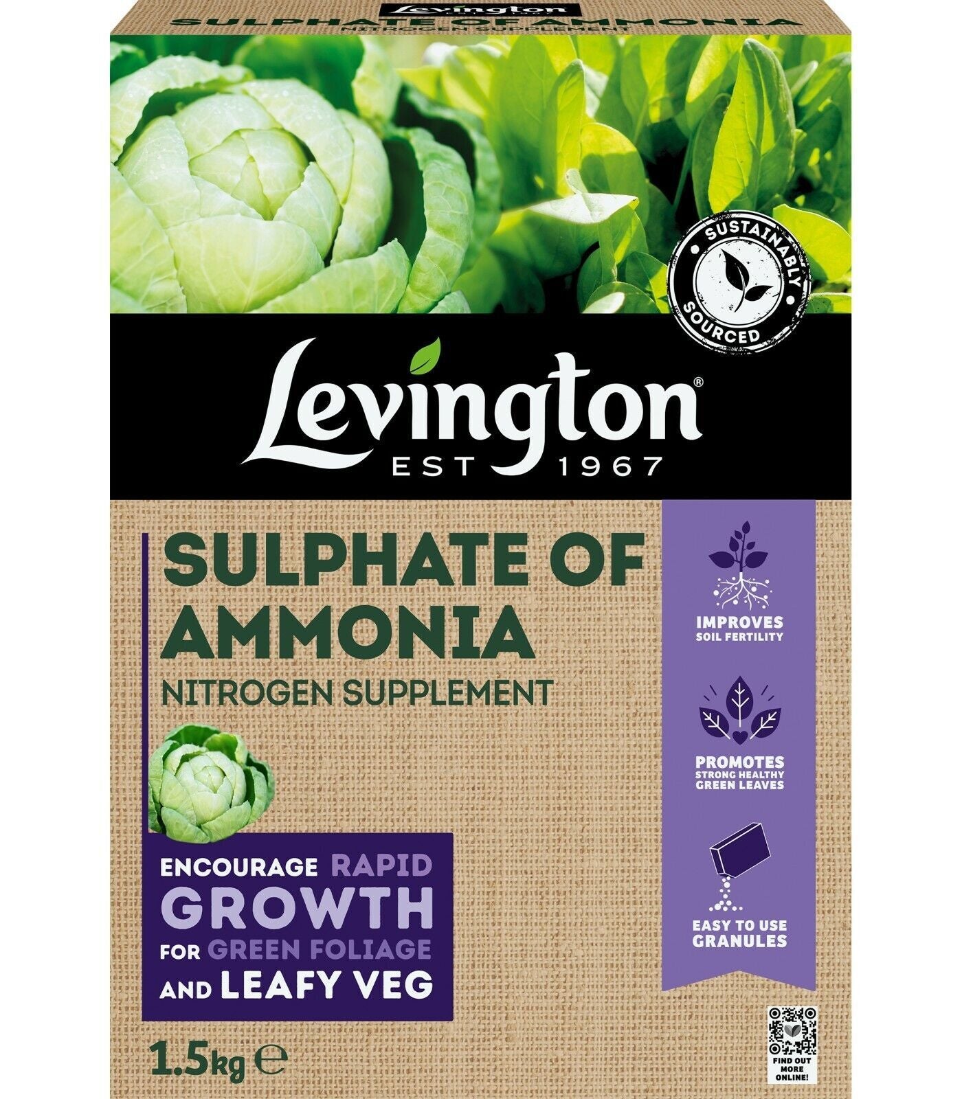 Levington Sulphate Of Ammonia 1.5KG
