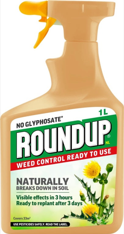 Roundup Natural Weedkiller Ready To Use Spray 1L