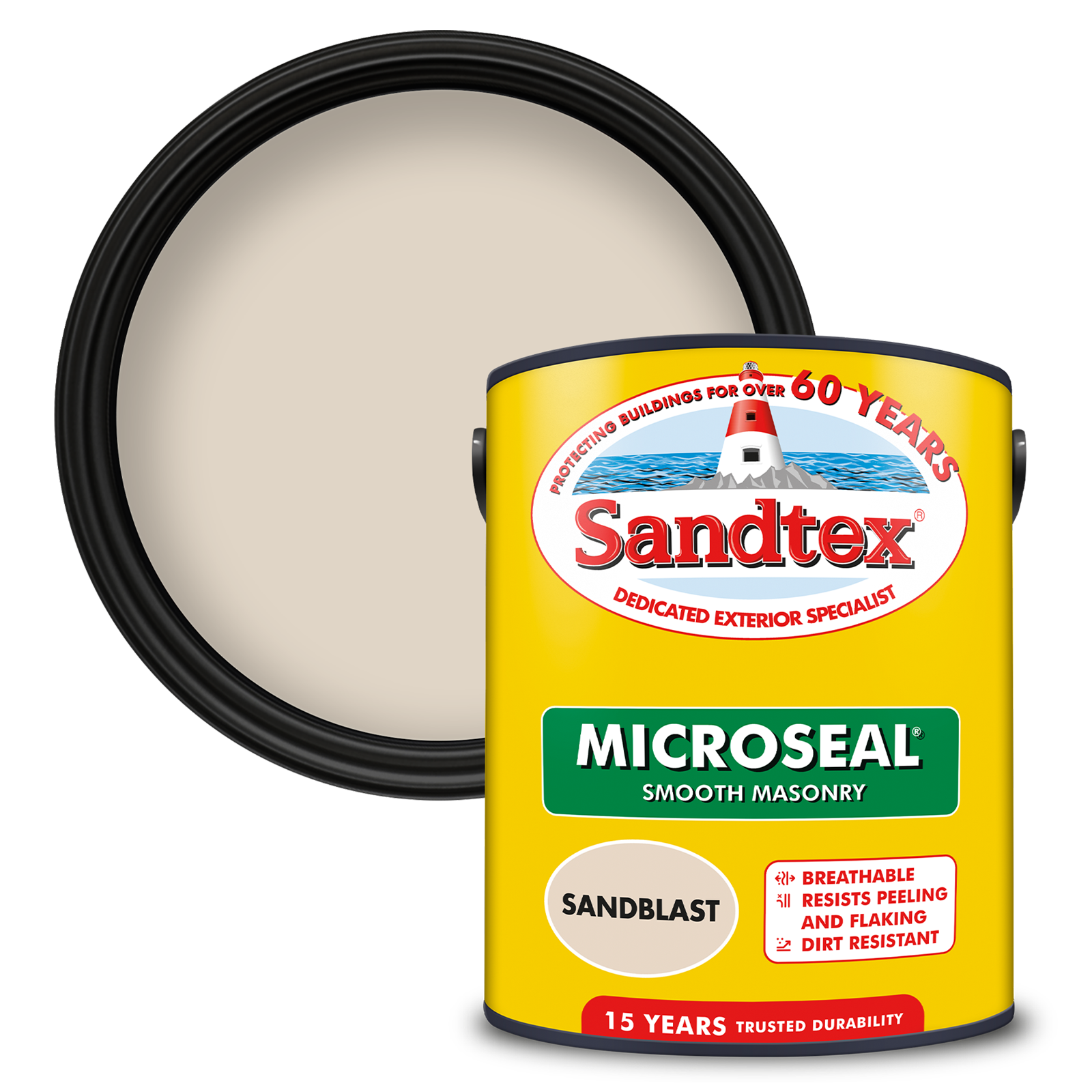 Sandtex Ultra Smooth Masonry Paint Sandblast 5L