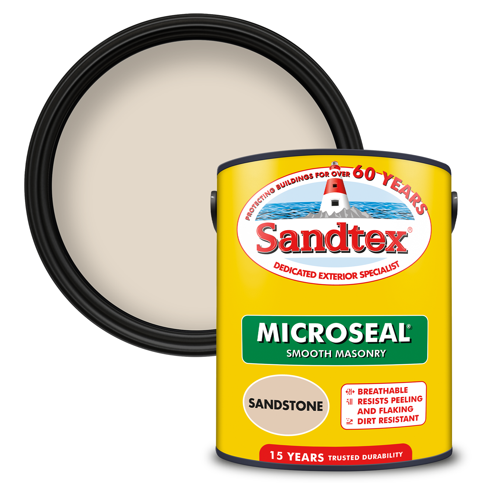 Sandtex Ultra Smooth Masonry Paint Sandstone 5L