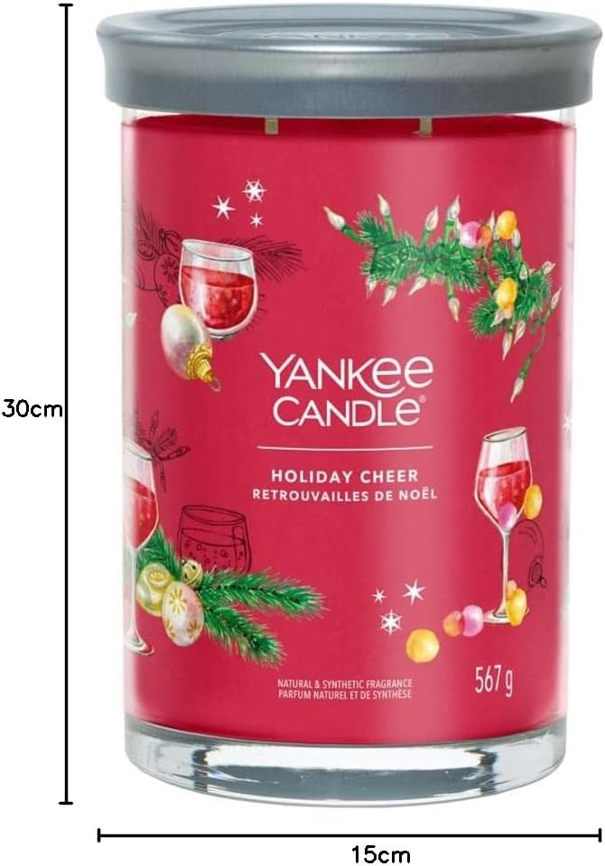 Yankee Candle Holiday Cheer Large Tumbler Jar Candle