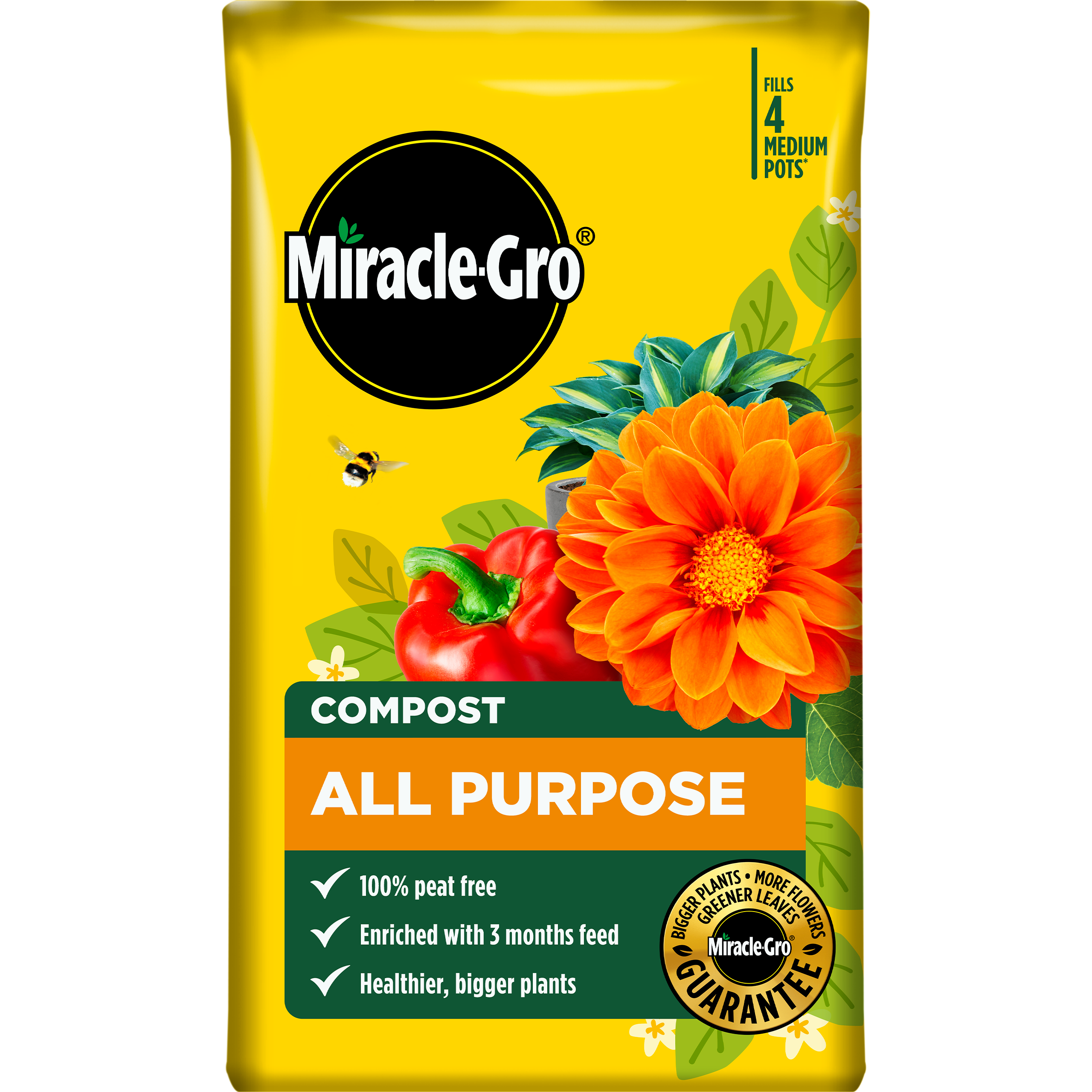 Miracle-Gro All Purpose Peat Free Premium Compost