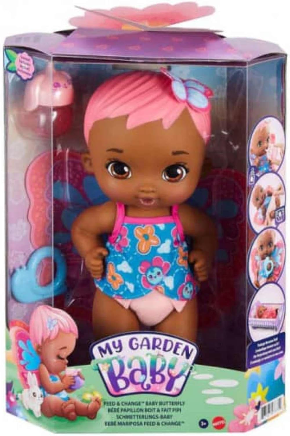 My Garden Baby  Feed and Change Baby Butterfly Doll (30-cm / 12-in)