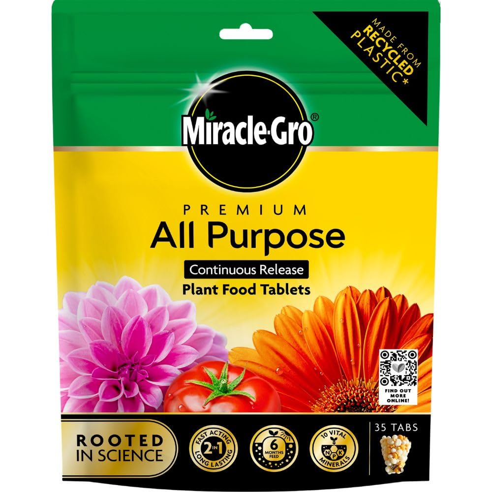 Miracle-Gro Premium All Purpose Continuous Release Plant Food 35 Tablets