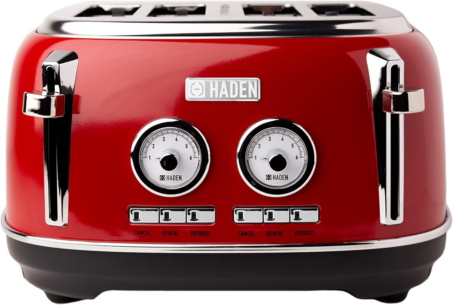 Haden Jersey 4 Slice Toaster Red