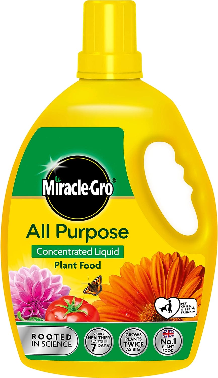 Miracle-Gro All Purpose Concentrated Liquid Plant Food, 2.5L