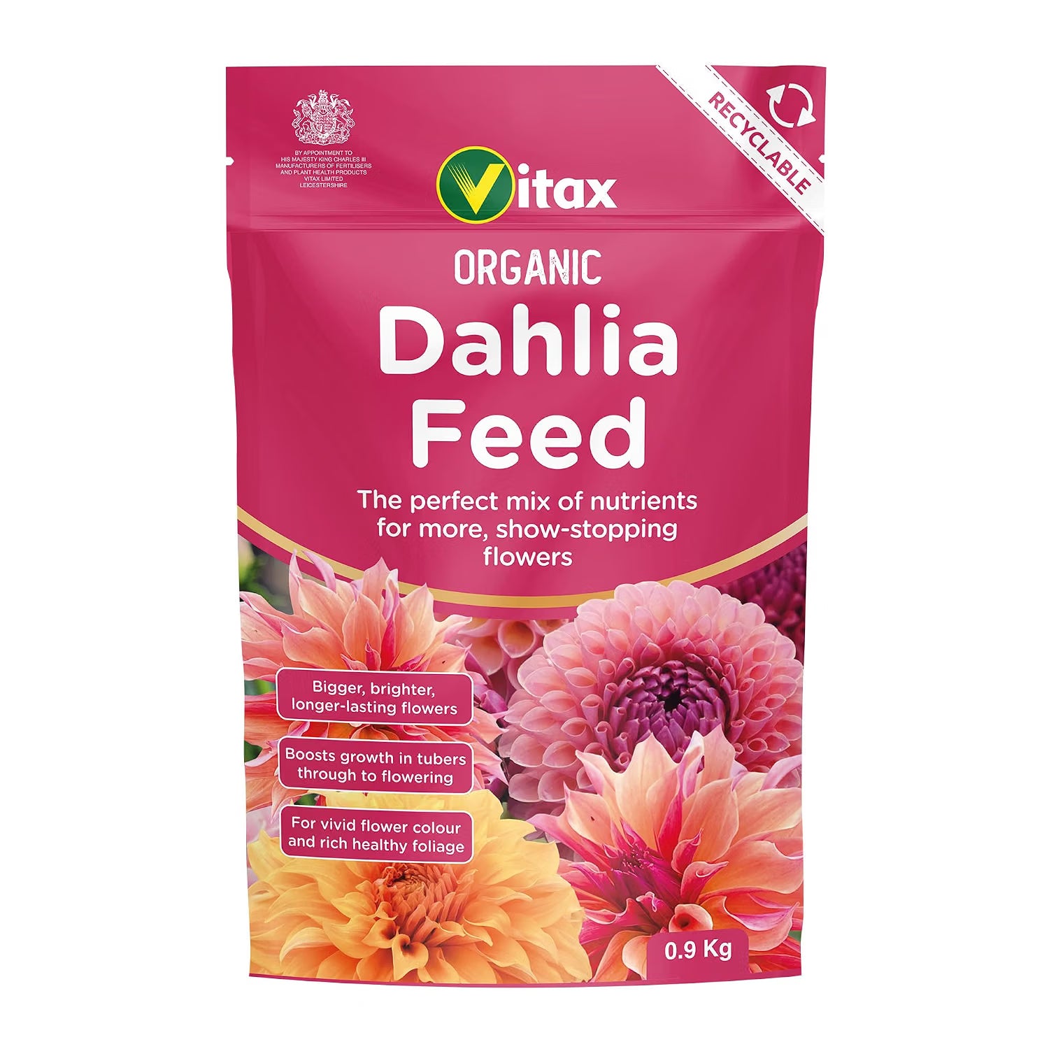 Vitax Dahlia Feed 900g Pouch