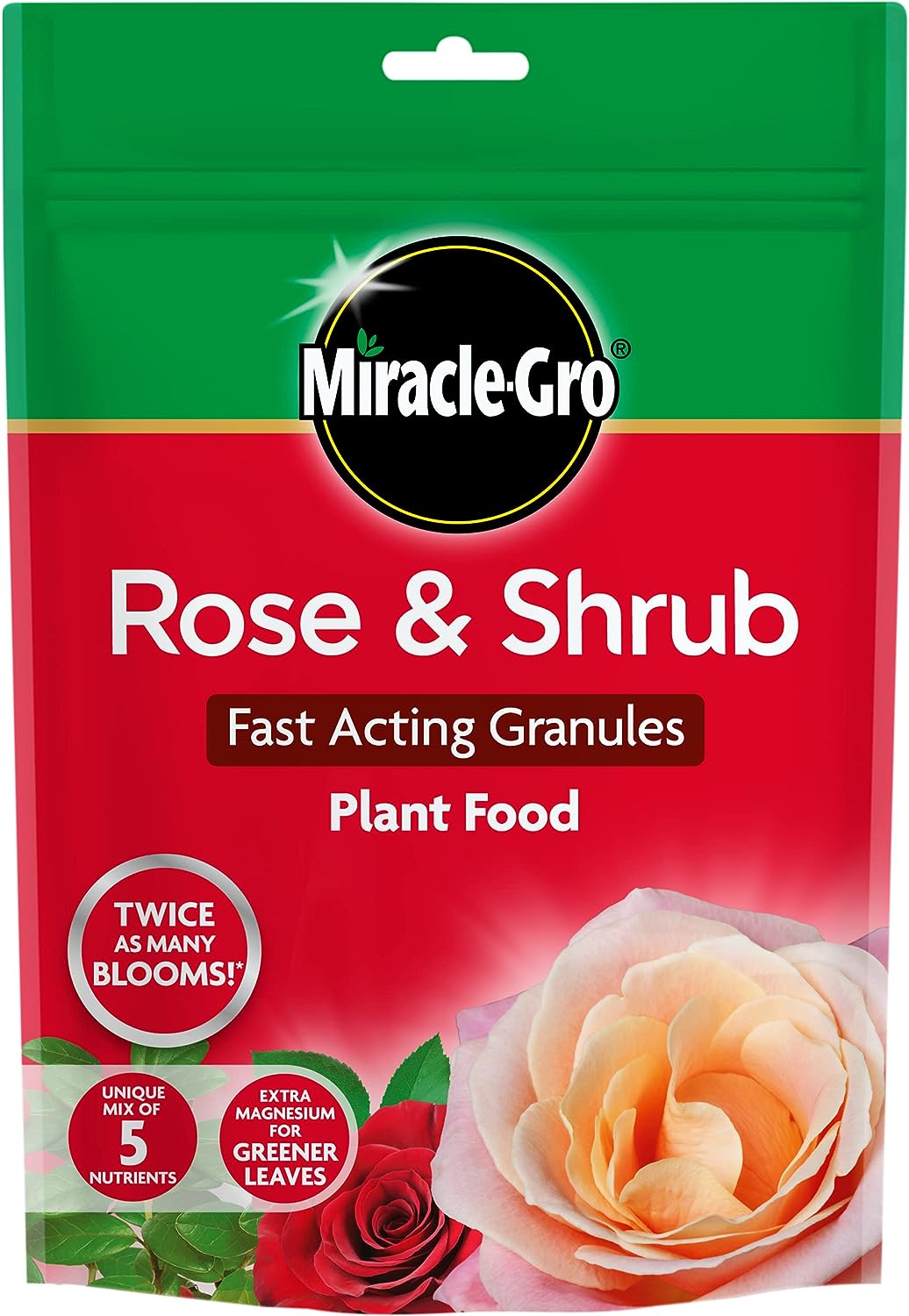 Miracle-Gro Rose & Shrub Fast Acting Granules Plant Food 750g Pouch