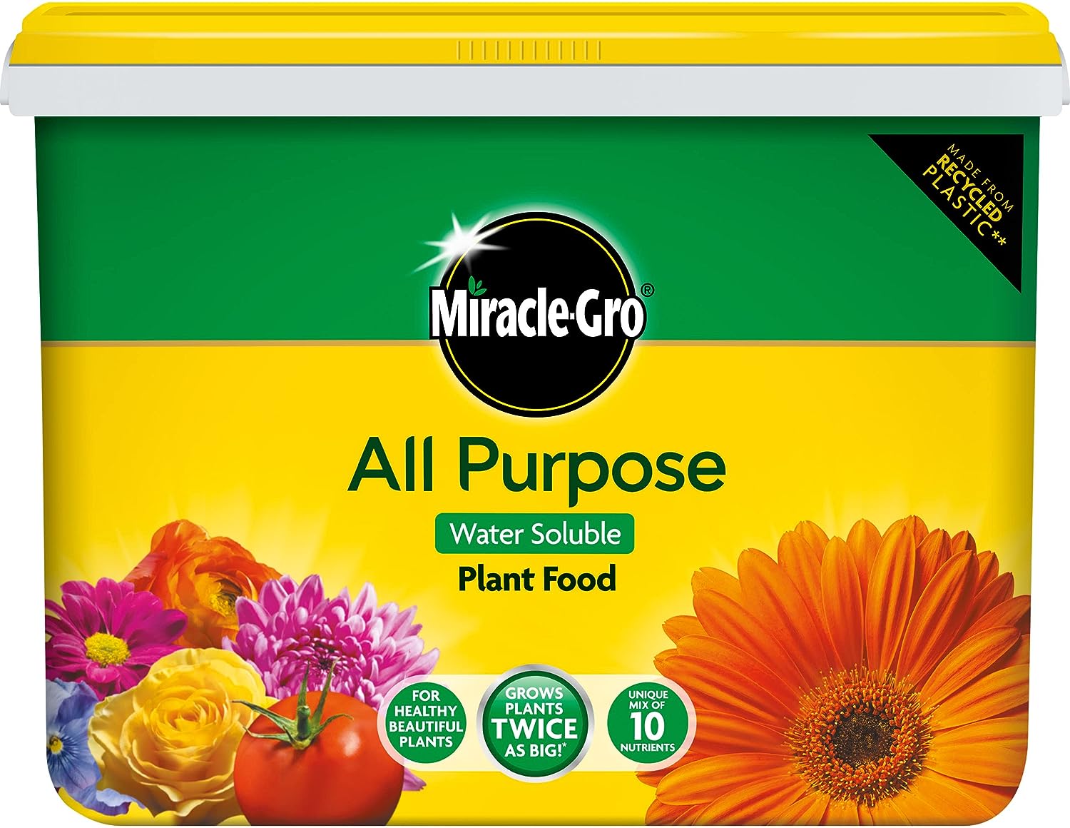 Miracle-Gro All Purpose Water Soluble Plant Food 2kg Tub