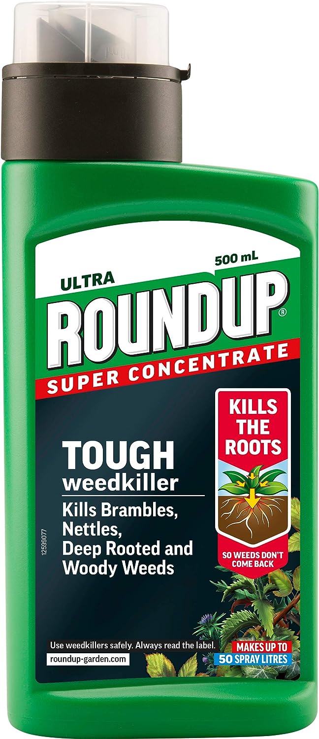 Roundup Ultra Tough Weedkiller Concentrate 500ml