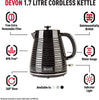 Haden Devon Fast Boil Kettle 1.7L Black