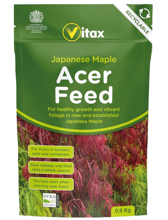 Vitax Japanese Maple Acer Fertiliser Feed 900g Pouch