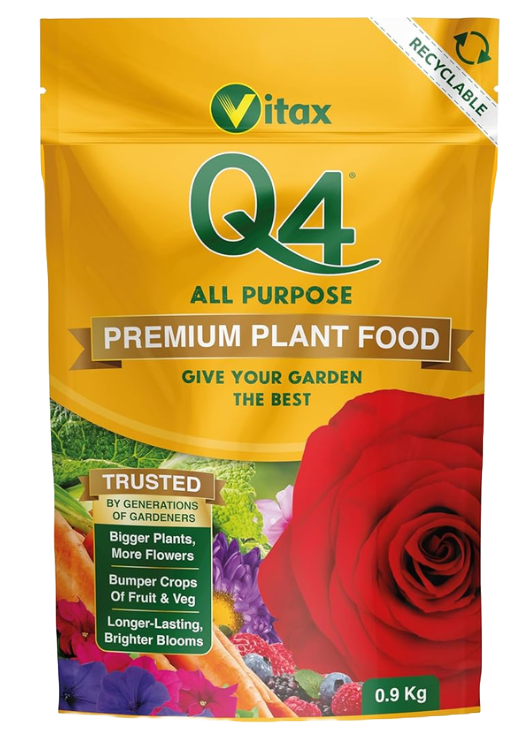 Vitax Q4 All Purpose Plant Food 900g Pouch
