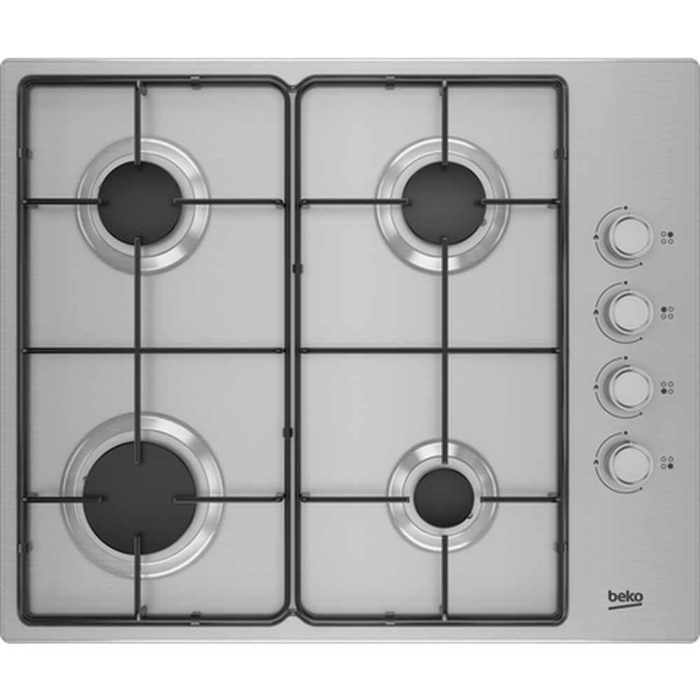 Beko CIHYG21SX 61cm Gas Hob - Stainless Steel