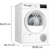 Bosch WTH85225GB 8kg Heat Pump Tumble Dryer - White