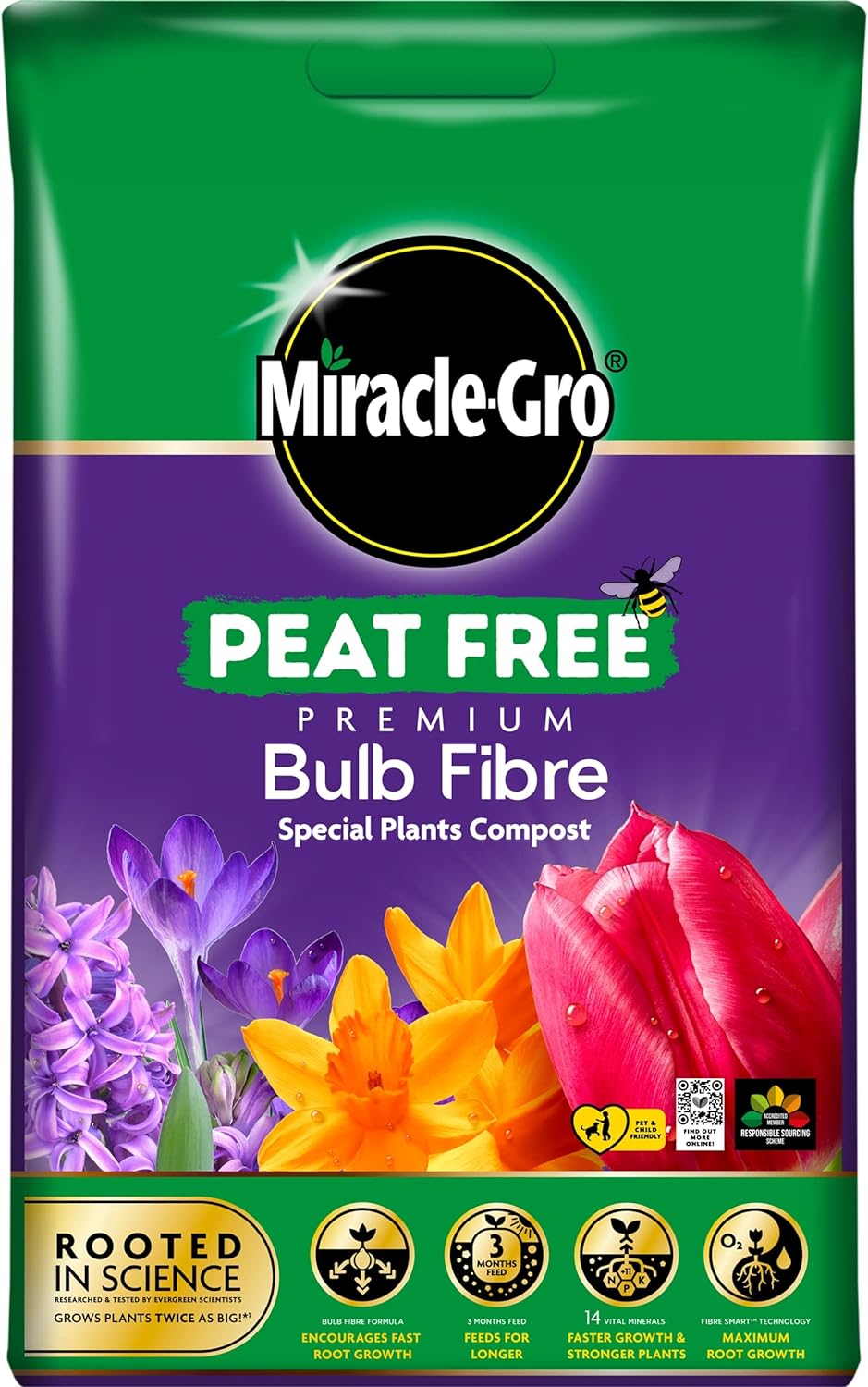 Miracle-Gro Bulb Fibre Premium Peat Free Compost