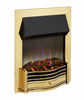 Dimplex Dumfries Brass Inset Optiflame 3D Electric Fire